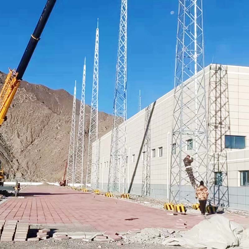 220KV 30 میٹر آزاد لائٹننگ پروٹیکشن ٹاور